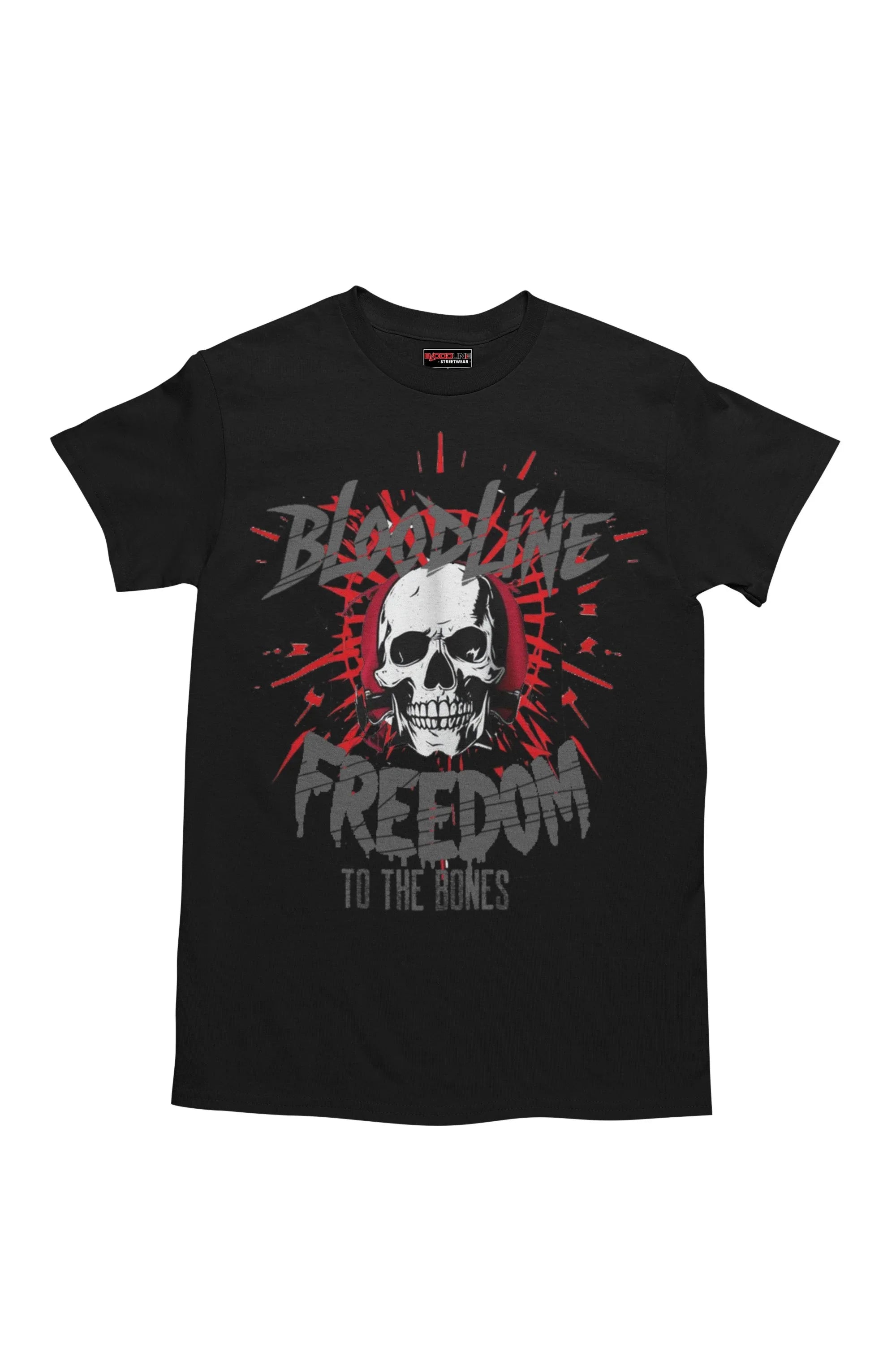 Freedom To The Bones T-Shirt - Bloodline Streetwear LLC